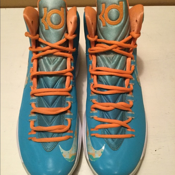 Nike Kevin Durant Easter Turquoise Blue Orange KD - Picture 3 of 8
